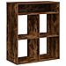 Libreria Rovere Fumo 66x31x80 Cm In Legno Multistrato - Foto miniatura 2