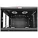 Armadio Rack 19" a muro 20 unità sezione unica prof. 600mm Nero - Foto miniatura 2