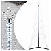 Albero di Natale a LED 525 LED Bianco Freddo 302 cm - Foto miniatura 1