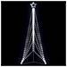 Albero di Natale a LED 525 LED Bianco Freddo 302 cm - Foto miniatura 2