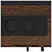 Armadio da Notte con cassetto Rovere marrone 40 x 27 x 76 cm - Foto miniatura 9