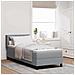 Letto box spring con materasso Grigio chiaro 80 x 200 cm - Foto miniatura 2