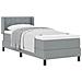 Letto box spring con materasso Grigio chiaro 80 x 200 cm - Foto miniatura 3