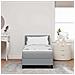 Letto box spring con materasso Grigio chiaro 80 x 200 cm - Foto miniatura 5