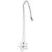 Collana Lunga In Ottone 80cm Irregular Bloom Argento 10µ - Foto miniatura 1