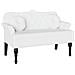 Panca Chesterfield Bianco 120,5 x 65 x 75 cm Pelle Sintetica - Foto miniatura 1