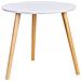 Tavolino Ausiliario In Legno Con 3 Gambe Bianche 50x50x46h Cm - Foto miniatura 1