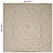 Tappeti per area Quadrato Naturale e Bianco 240 x 240 cm Juta - Foto miniatura 8