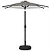 Parasol da Giardino con Luci LED 230 x 230 cm Poliestere - Foto miniatura 1