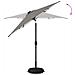 Parasol da Giardino con Luci LED 230 x 230 cm Poliestere - Foto miniatura 8