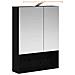 Mobiletto per specchio da bagno Rovere Nero 50 x 14,5 x 70 cm - Foto miniatura 1
