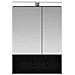 Mobiletto per specchio da bagno Rovere Nero 50 x 14,5 x 70 cm - Foto miniatura 6