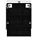 Mobiletto per specchio da bagno Rovere Nero 50 x 14,5 x 70 cm - Foto miniatura 7
