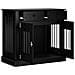 Mobile da cassa per cani Rovere Nero 90 x 47,5 x 80 cm - Foto miniatura 3