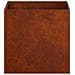 Vaso da giardino Ruggine 35 x 35 x 35 cm Acciaio Corten - Foto miniatura 4