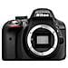 D3300 Nero Body Sensore CMOS DX 24Mpx Display 3'' Filmati Full HD Wi-Fi Ready  - Foto miniatura 1