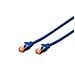 Cavo Rete S-Ftp Cat. 6 Doppia Schermatura Ls0H 0.25 m - Blu - Foto miniatura 1
