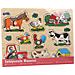 Puzzle Ad Incastro Con Animali Della Fattoria In Legno - Foto miniatura 3