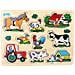 Puzzle Ad Incastro Con Animali Della Fattoria In Legno - Foto miniatura 4