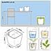Fioriera QUADRO LS 43 ALL-IN-ONE Carbone 16163 - Foto miniatura 7