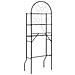 Scaffale Da Bagno 60x33x174 Cm Nero - Foto miniatura 4