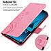 Custodia Compatibile Con Samsung Galaxy A40 / A40s In Rosa Fiore - Coperchio Protettivo In Design Floreale Con Chiusura Magnetica, Funzione Stand E Slot Per Carte - Foto miniatura 7