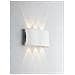 Applique A Incasso A Led Per Esterni Integrata, Antracite Goffrato, Ip54, 4000k - Foto miniatura 1