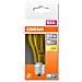 Lampadina Led Standard In Vetro Decorativo Giallo - 2.5w Equivalente A 15 E27 - Bianco Caldo - Foto miniatura 1