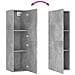 Mobile Porta TV Grigio Cemento 30,5x30x110 cm Legno Multistrato - Foto miniatura 9