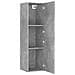 Mobile Porta TV Grigio Cemento 30,5x30x110 cm Legno Multistrato - Foto miniatura 10
