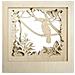Cornice Decorativa In Legno Con Modello 3d - 53 X 53 X 14,5 Cm - Tucano - Foto miniatura 1
