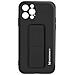Cover Per Iphone 12 Pro Max Cavalletto Pieghevole Magnetico Nera - Foto miniatura 1