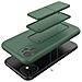 Cover Per Iphone 12 Pro Max Cavalletto Pieghevole Magnetico Nera - Foto miniatura 8