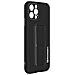 Cover Per Iphone 12 Pro Max Cavalletto Pieghevole Magnetico Nera - Foto miniatura 4