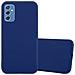 Custodia Compatibile Con Samsung Galaxy M52 5g In Candy Blu Scuro - Coperchio Protettivo In Silicone Tpu Flessibile - Foto miniatura 1