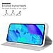 Custodia Compatibile Con Huawei Nova 5t / Honor 20 / 20s In Classy Argento - Coperchio Protettiva Con Chiusura Magnetica, Funzione Stand E Tasca Per Le Carte - Foto miniatura 4