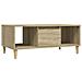 Tavolino Salotto Rovere Sonoma 90x50x36,5 Cm Legno Multistrato - Foto miniatura 1