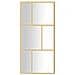 Parete Per Doccia Walk-in Vetro Trasparente Esg 80x195 Cm Oro - Foto miniatura 3