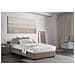 Letto Piazza E Mezza Gaia, Letto Contenitore Con Rivestimento In Tessuto, 100% Made In Italy, Apertura Laterale, Con Materasso Cm 120x190 Incluso, Tortora - Foto miniatura 2