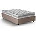 Letto Piazza E Mezza Gaia, Letto Contenitore Con Rivestimento In Tessuto, 100% Made In Italy, Apertura Laterale, Con Materasso Cm 120x190 Incluso, Tortora - Foto miniatura 3