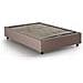 Letto Piazza E Mezza Gaia, Letto Contenitore Con Rivestimento In Tessuto, 100% Made In Italy, Apertura Laterale, Con Materasso Cm 120x190 Incluso, Tortora - Foto miniatura 4