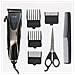 Tagliacapelli Professionale Con Filo Con 4 Testine Di Taglio A Clip, Nero / Argento - Foto miniatura 1