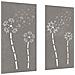 Decorazioni Muro Da Giardino 2pz 105x55 Cm Fiore Acciaio Corten - Foto miniatura 3