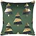 Set Di 2 Cuscini Goldspruce Velluto 45 X 45 Cm Verde Modello Natalizio - Foto miniatura 4