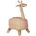 Cestino Per Bambini Giraffa Hainan Rattan Naturale - Foto miniatura 2