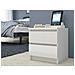 Comodino K60, 2 cassetti, 60x40x55 cm, Colore Bianco - Foto miniatura 6