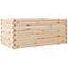 Fioriera Da Giardino 110x60x45,5 Cm In Legno Massello Di Pino - Foto miniatura 2