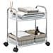 Carrello Portaoggetti a 2 Livelli 37x28x43,5 cm in Acrilico - Foto miniatura 1