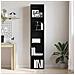 Libreria Rovere Nero 40x30x189 cm in Legno Multistrato - Foto miniatura 7