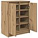 Scarpiera Rovere Artigianale 57x34x76 cm in Legno Multistrato - Foto miniatura 3